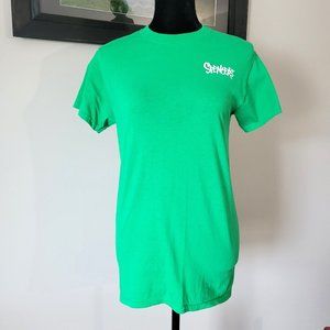 3/$10 Bundle Unisex Size S Small Green Spencer's Lucky AF T-Shirt Gildan